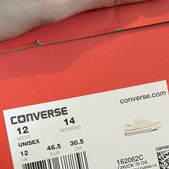 Converse Chuck 70 ox - 162062c - Parchment - M11/W13, M12/W14, M13/W15 - Picture 3 of 6